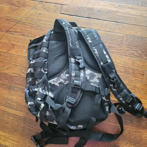 Papa Lils Tactical Diaper Bag Backpack Camo Dad Bag Changing Pad Organizer - Picture 7 of 8